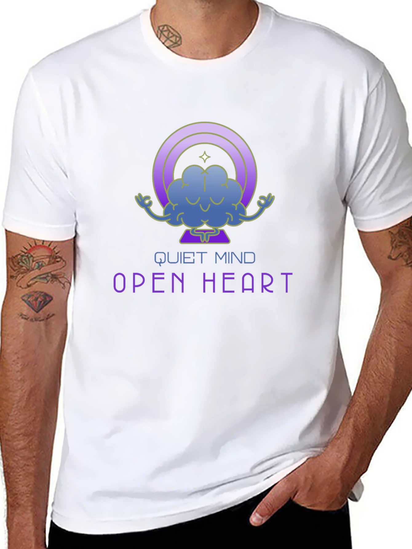 Quiet Mind Open Heart Graphic Tee