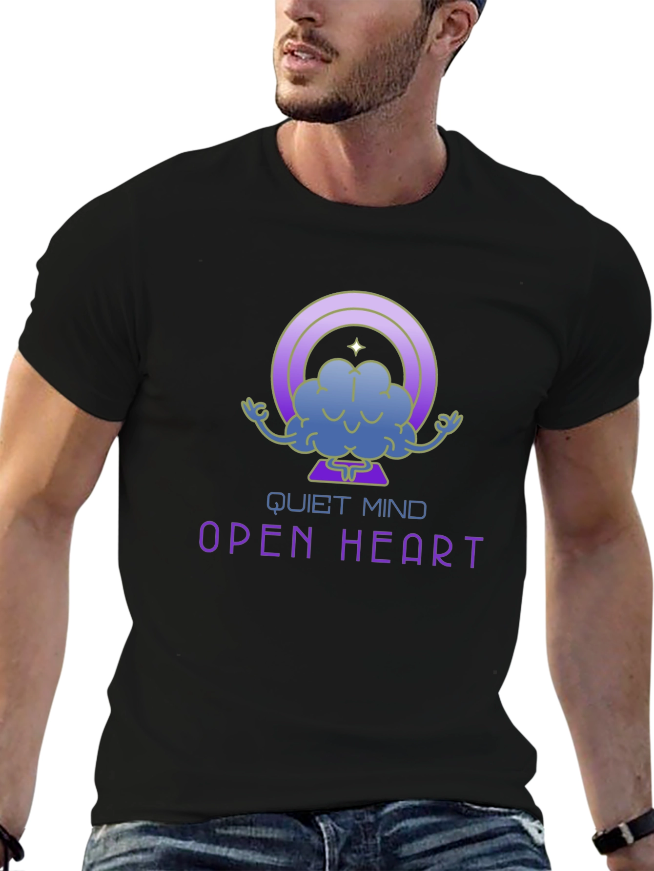 Quiet Mind Open Heart Graphic Tee