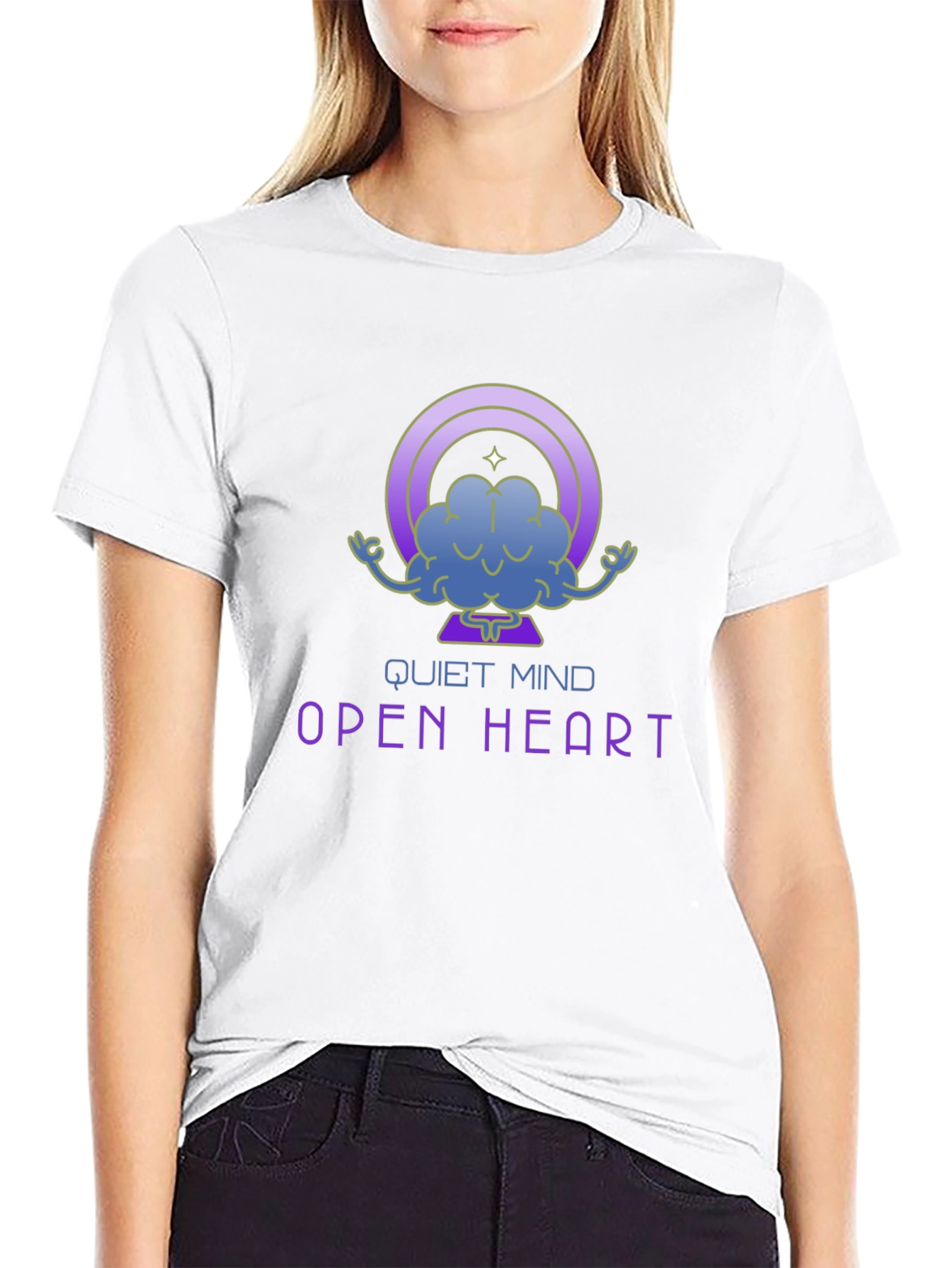 Quiet Mind Open Heart Graphic Tee