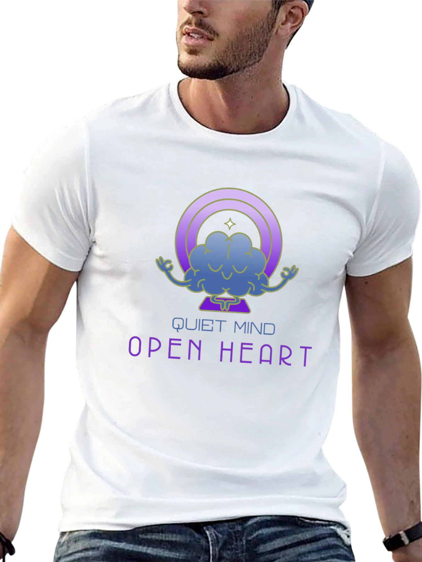 Quiet Mind Open Heart Graphic Tee