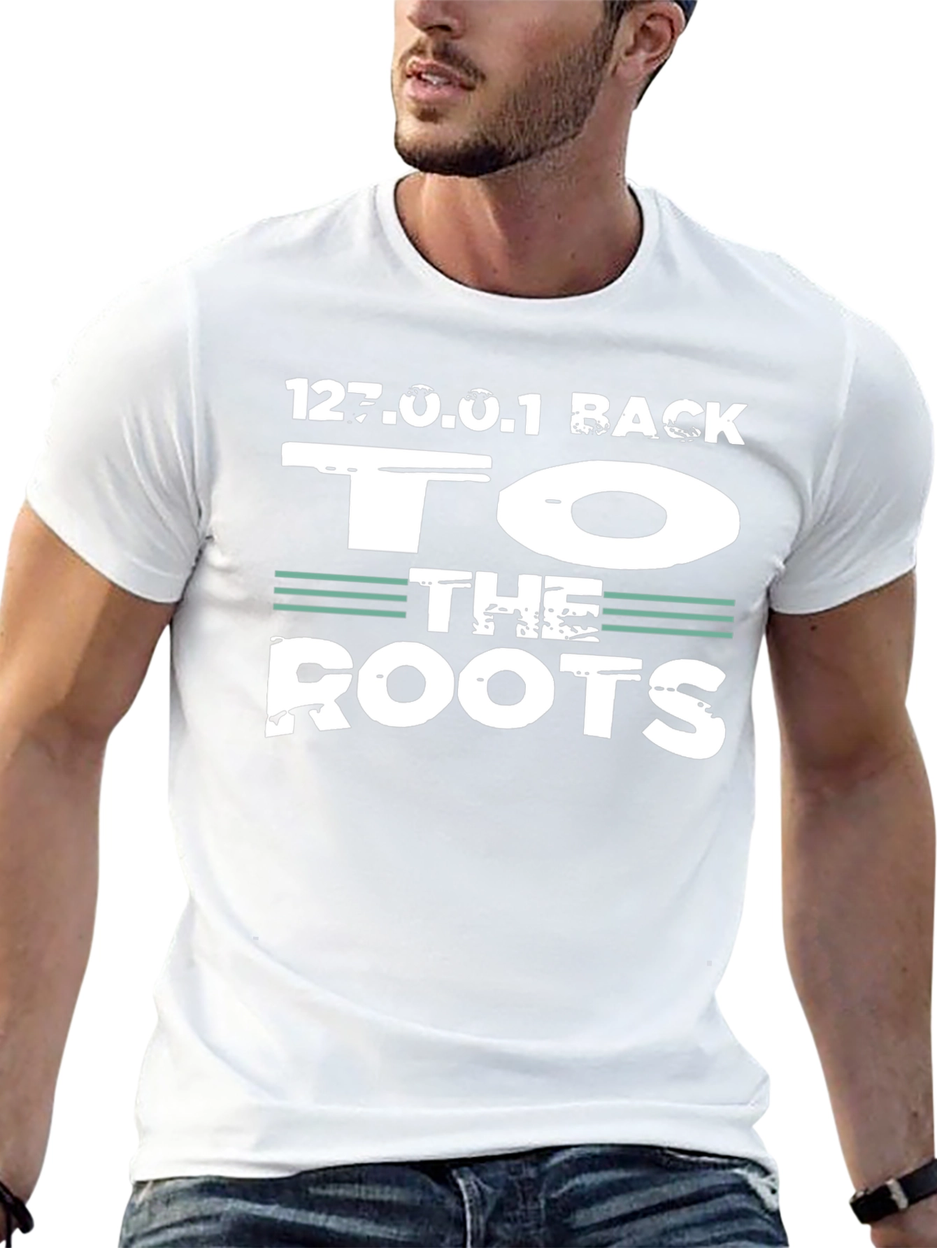 Back To The Roots Graphic Tee - 127.0.0.1