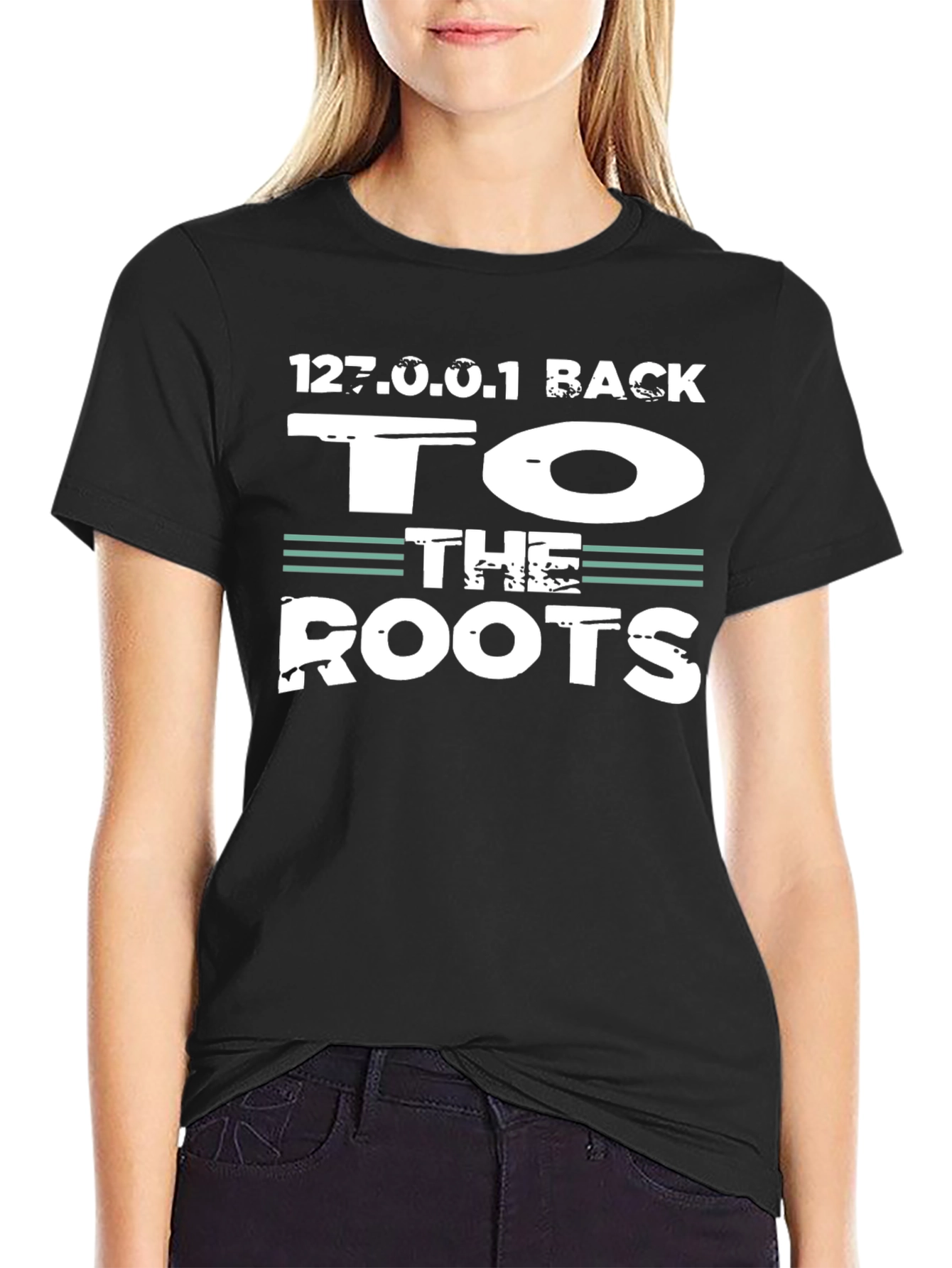 Back To The Roots Graphic Tee - 127.0.0.1
