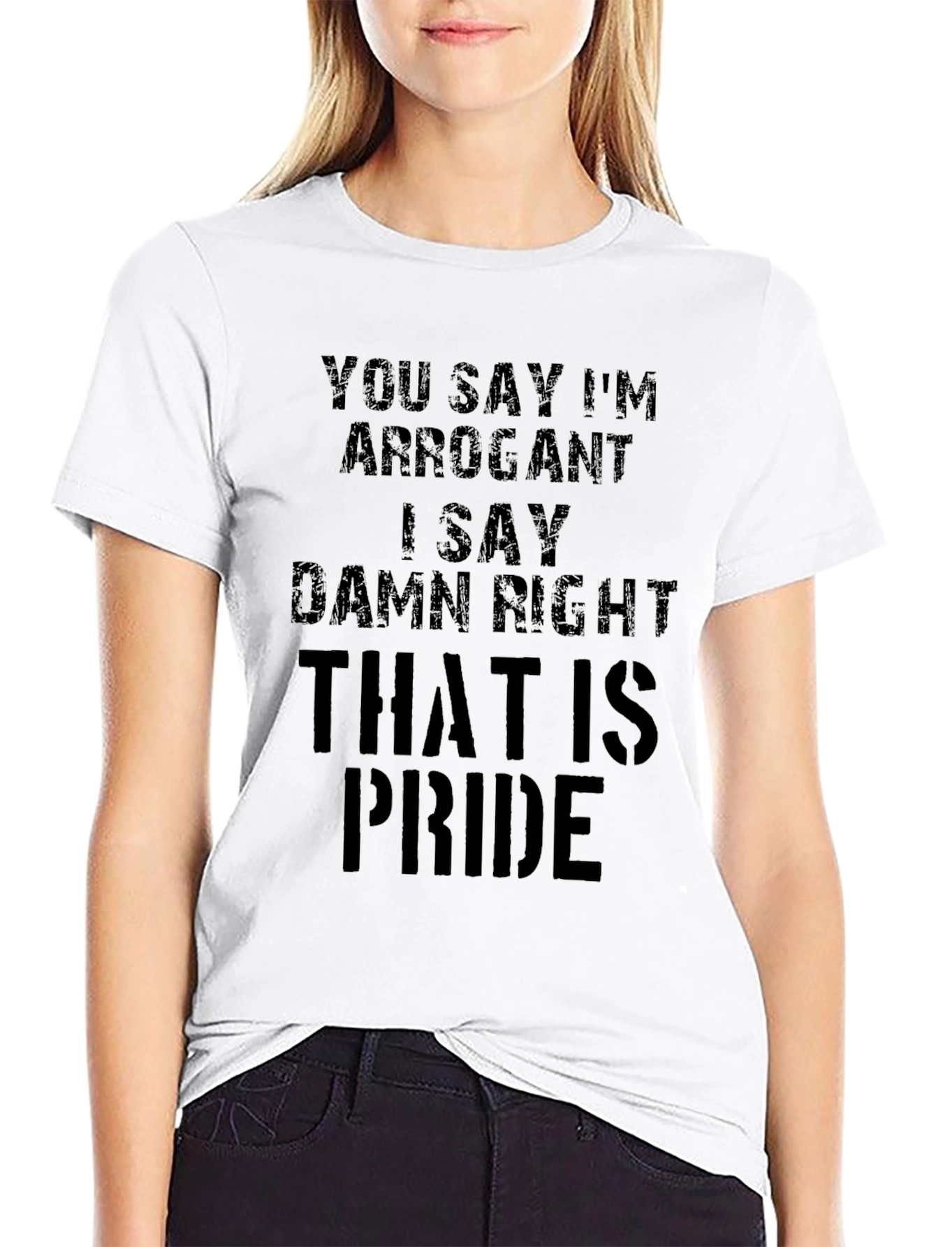 Arrogant Pride Mens Black T-Shirt