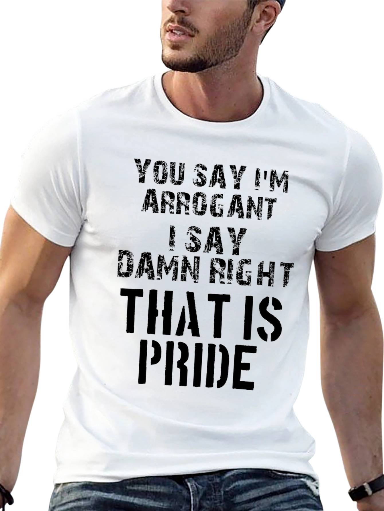 Arrogant Pride Mens Black T-Shirt
