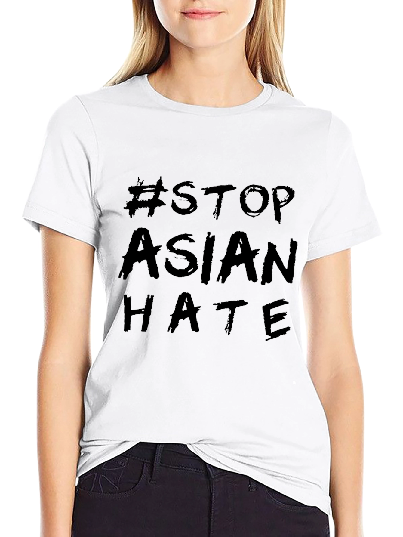 #StopAsianHate Black T-Shirt