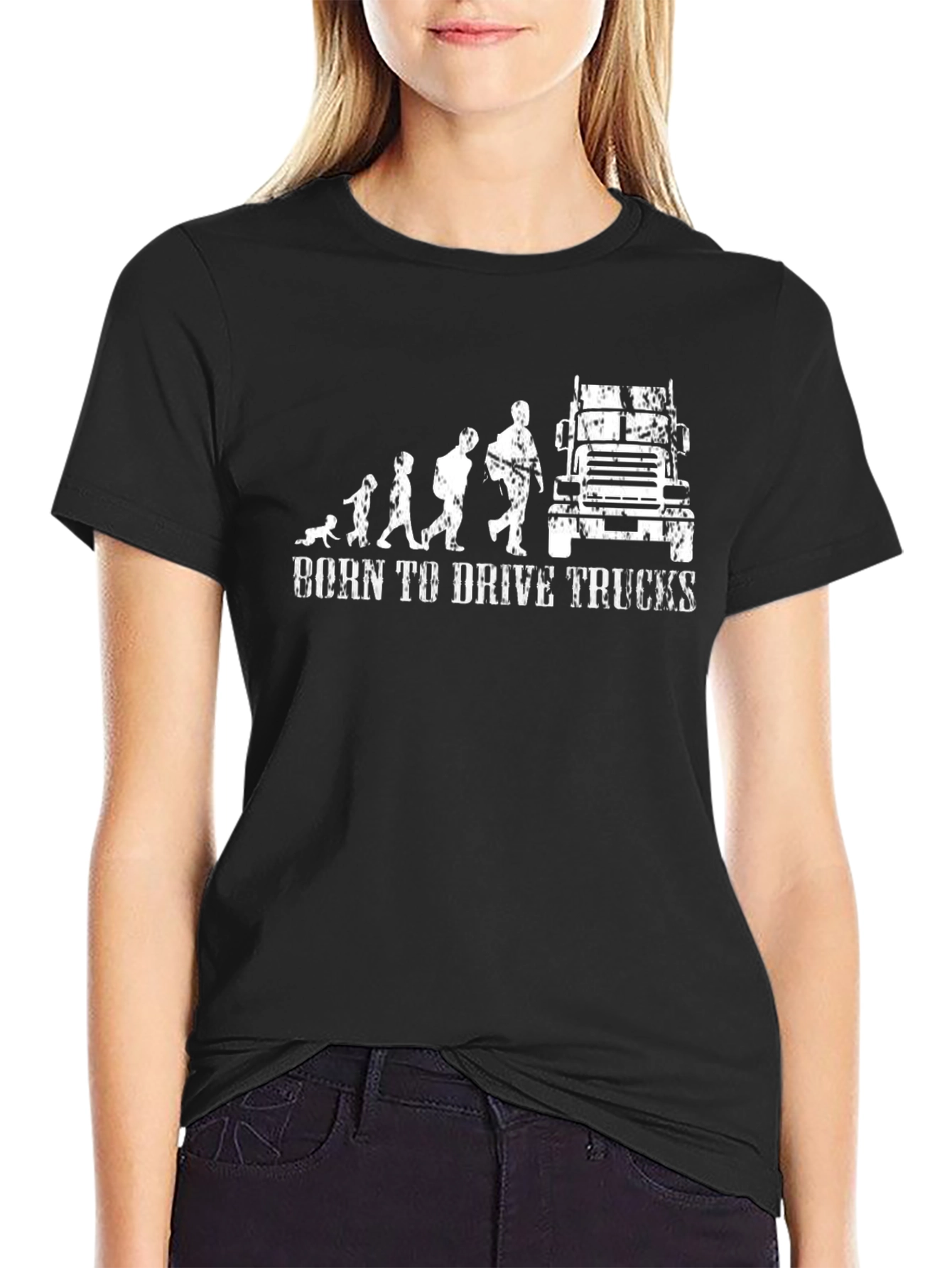 Born to Drive Trucks - Mens Graphic Tee