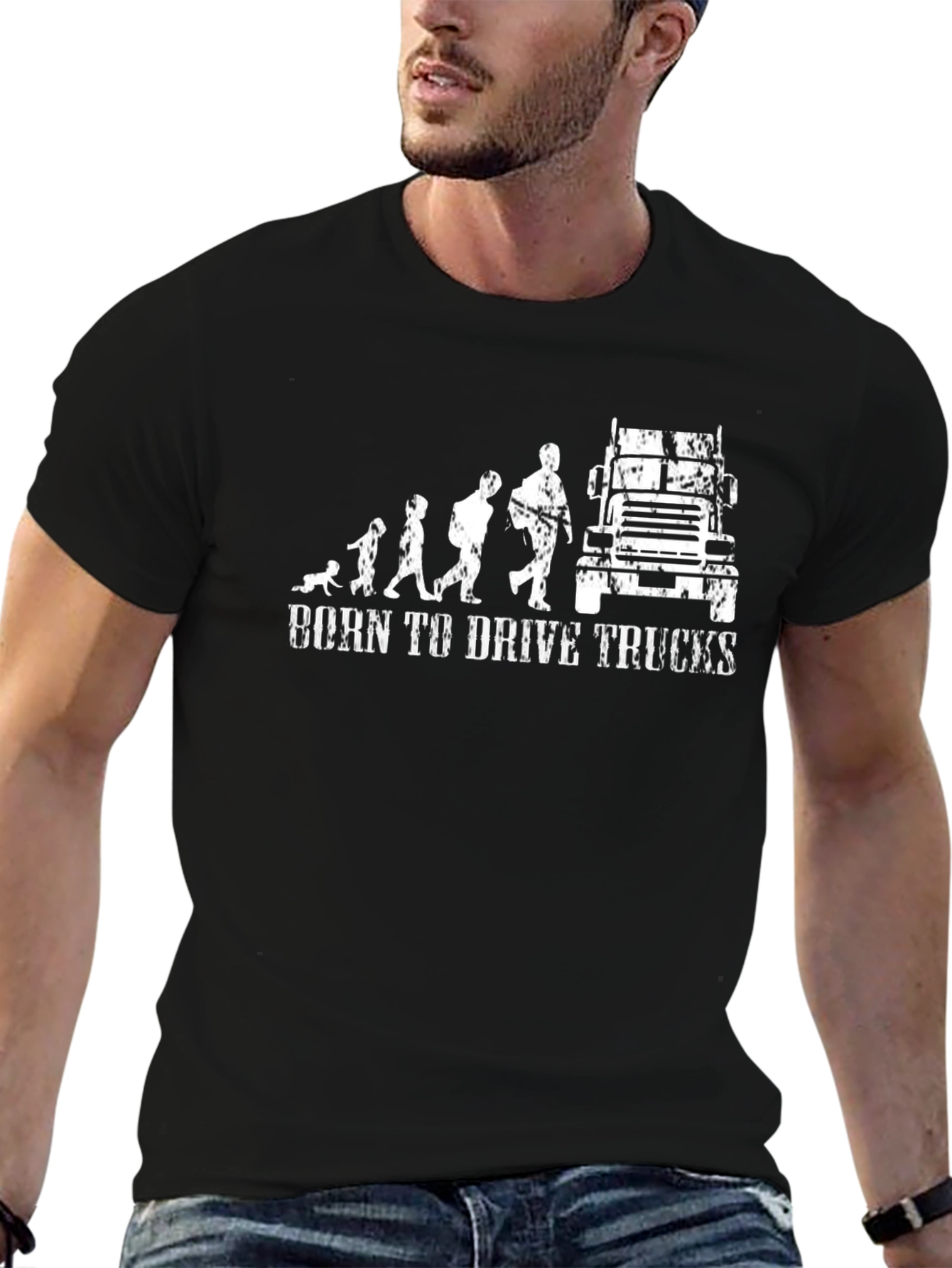 Born to Drive Trucks - Mens Graphic Tee
