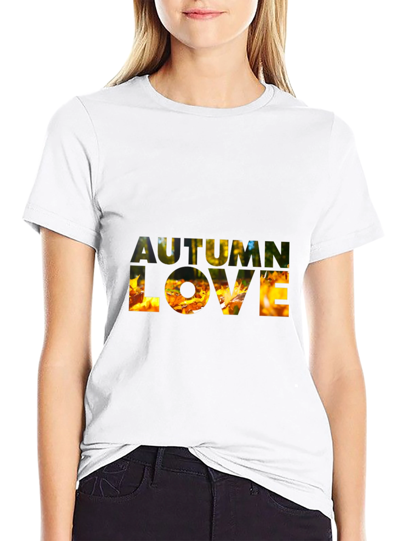 Autumn Love Graphic T-Shirt - Fall Season Tee