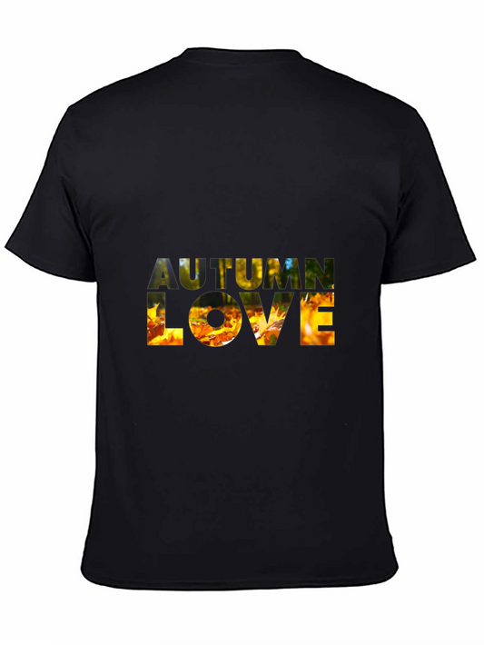 Autumn Love Graphic T-Shirt - Fall Season Tee