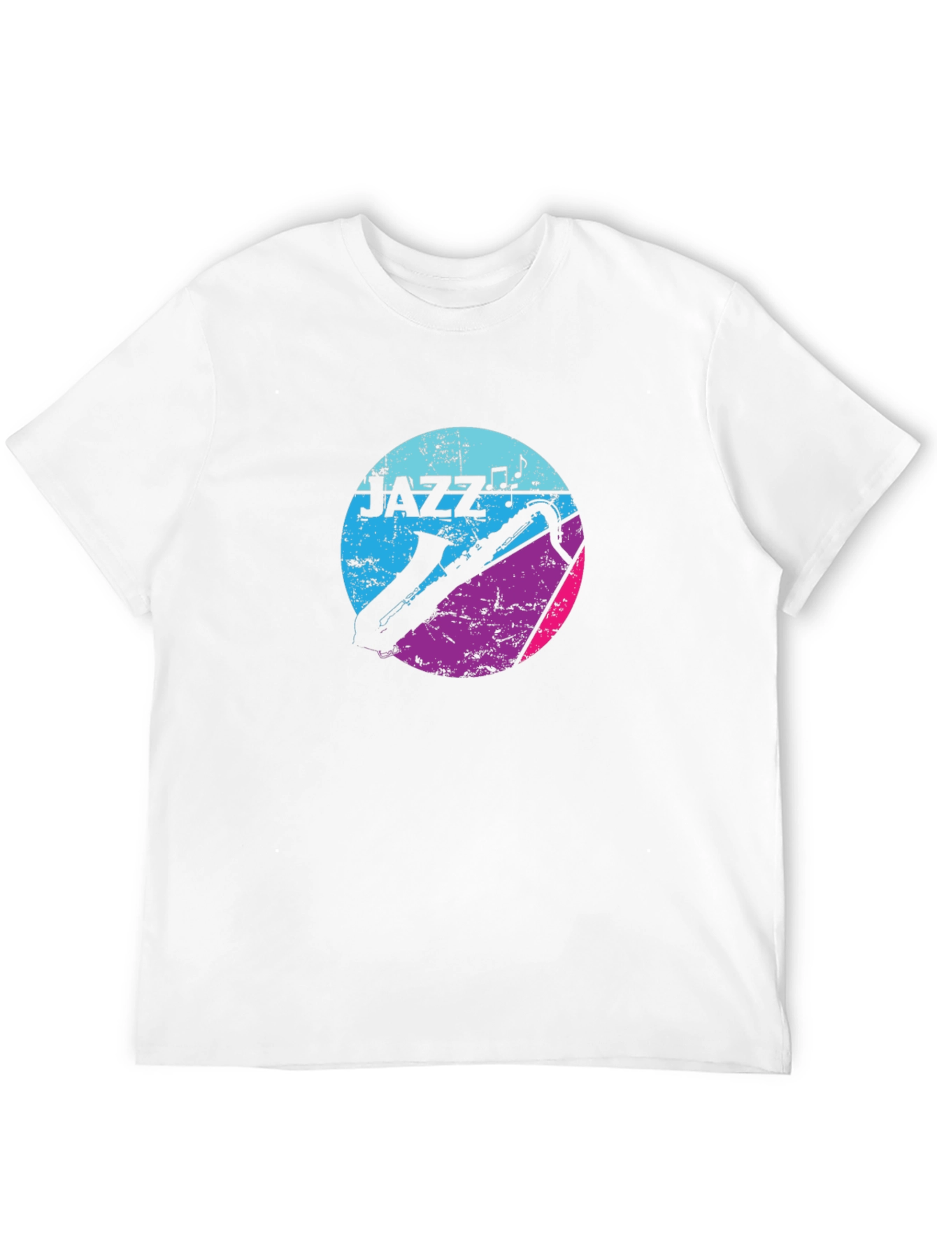 Jazz Music Graphic Tee - Saxophone Design