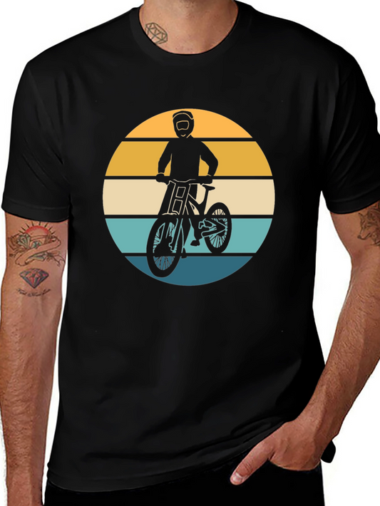 Mountain Biker Retro Graphic Tee