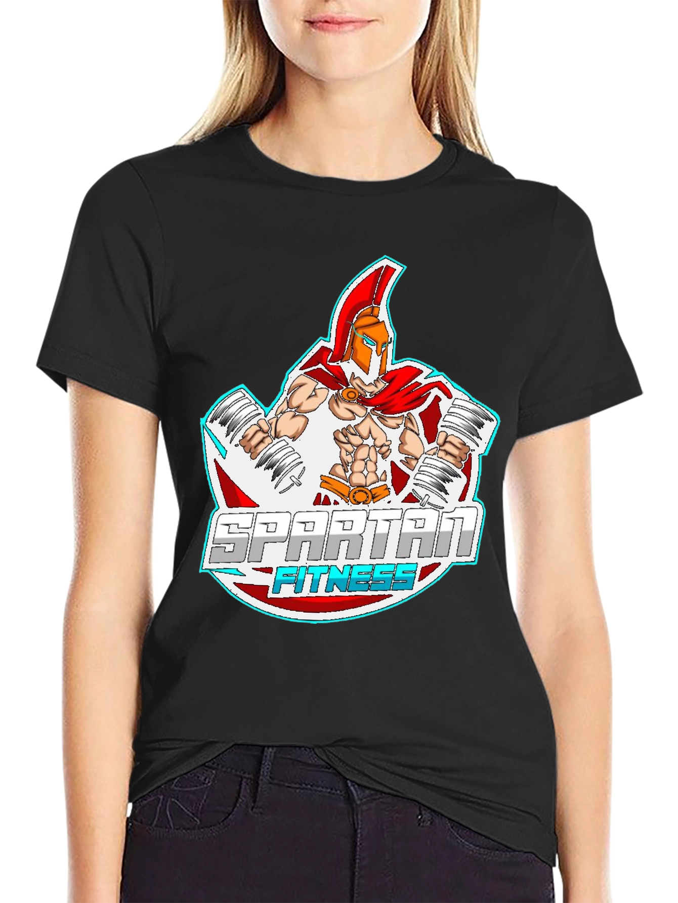 Spartan Fitness Graphic T-Shirt - Workout Motivation