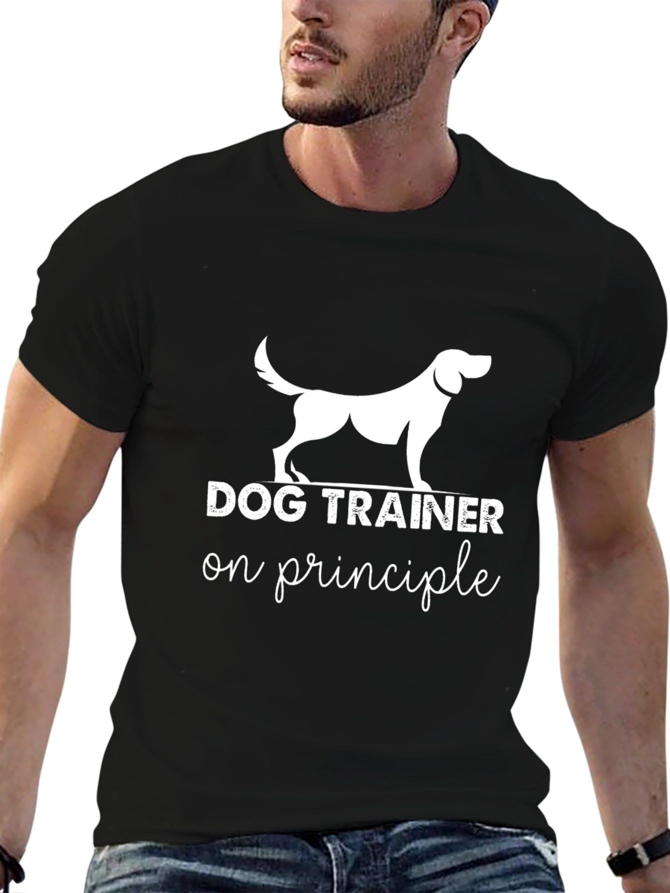 Dog Trainer on Principle T-Shirt