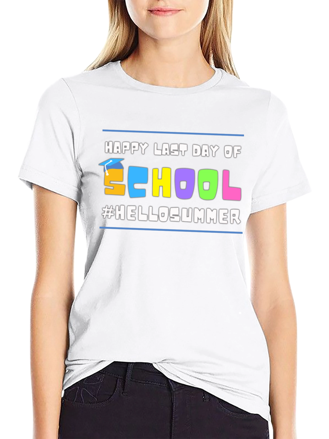 Happy Last Day of School #HelloSummer Black T-Shirt
