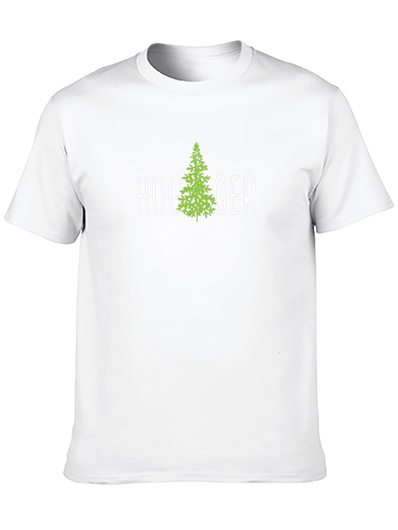 Tree Hugger Graphic Tee - Soft Black Cotton