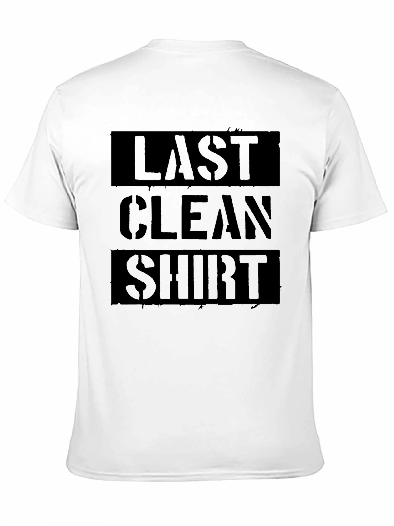 Last Clean Shirt Black Graphic Tee