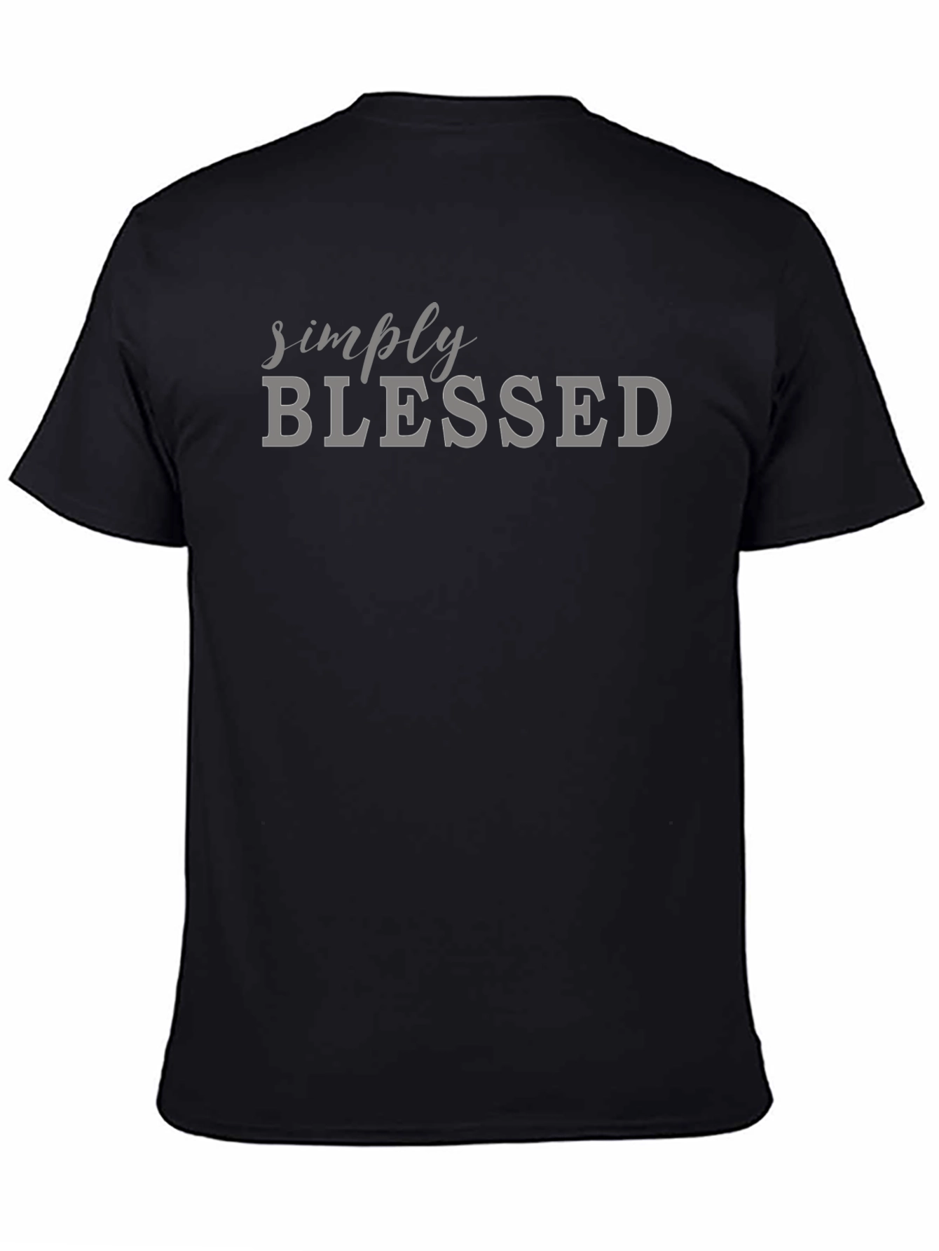 Simply Blessed Graphic Tee - Black