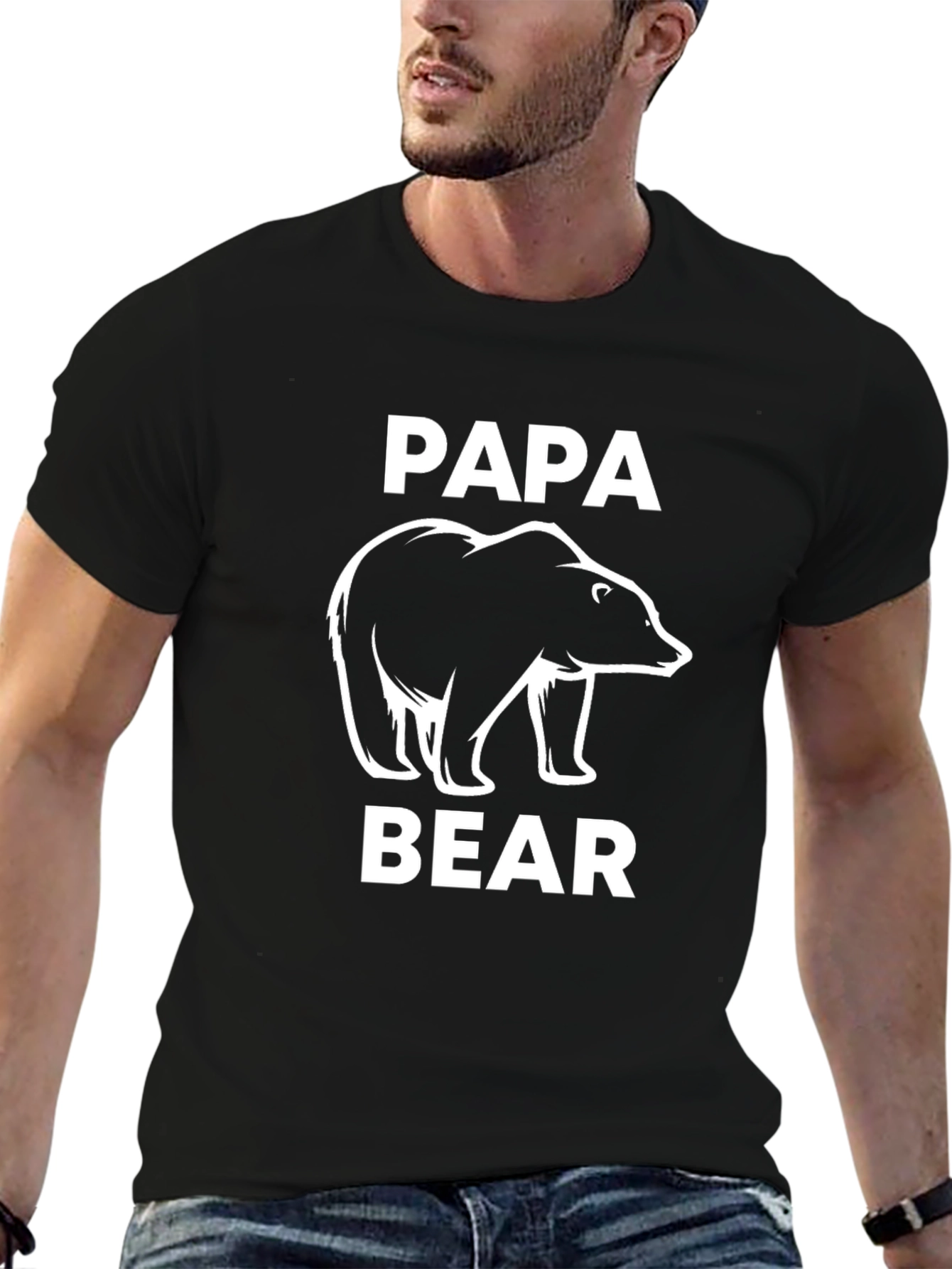 Papa Bear Graphic T-Shirt