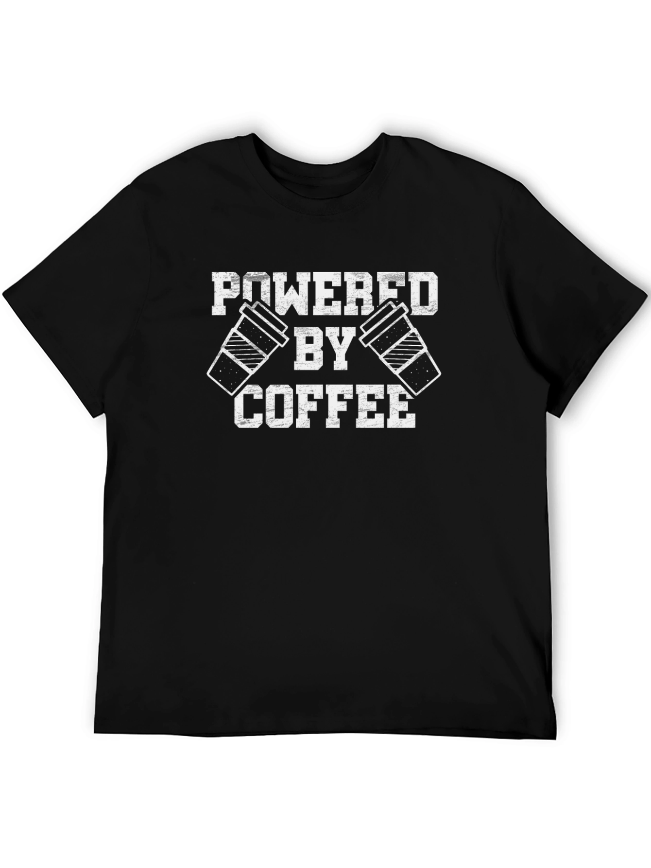 Powered by Coffee T-Shirt - Graphic Tee