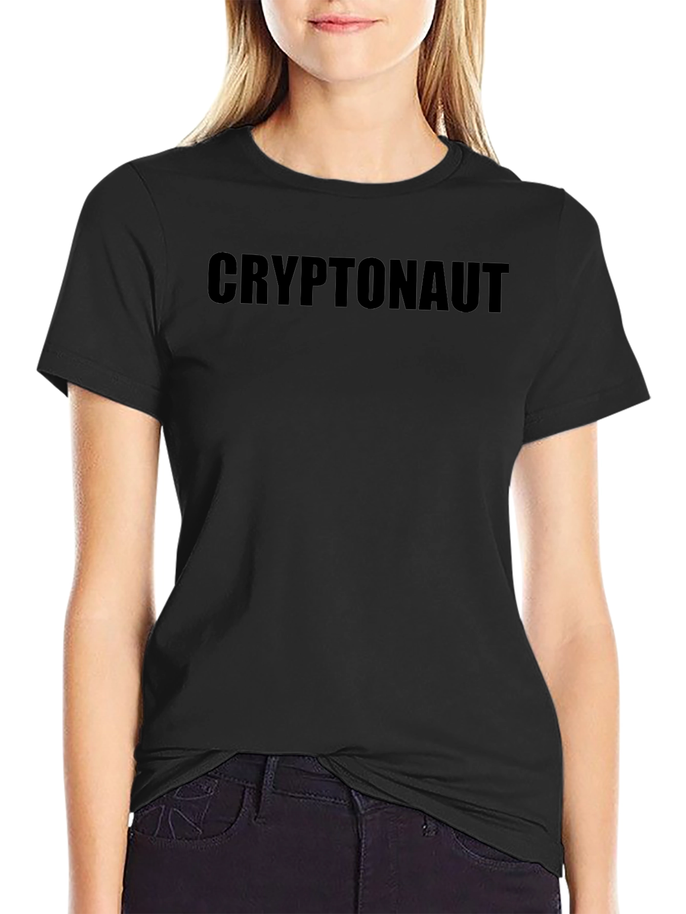 Cryptonaut Black T-Shirt | Cool Crypto Design