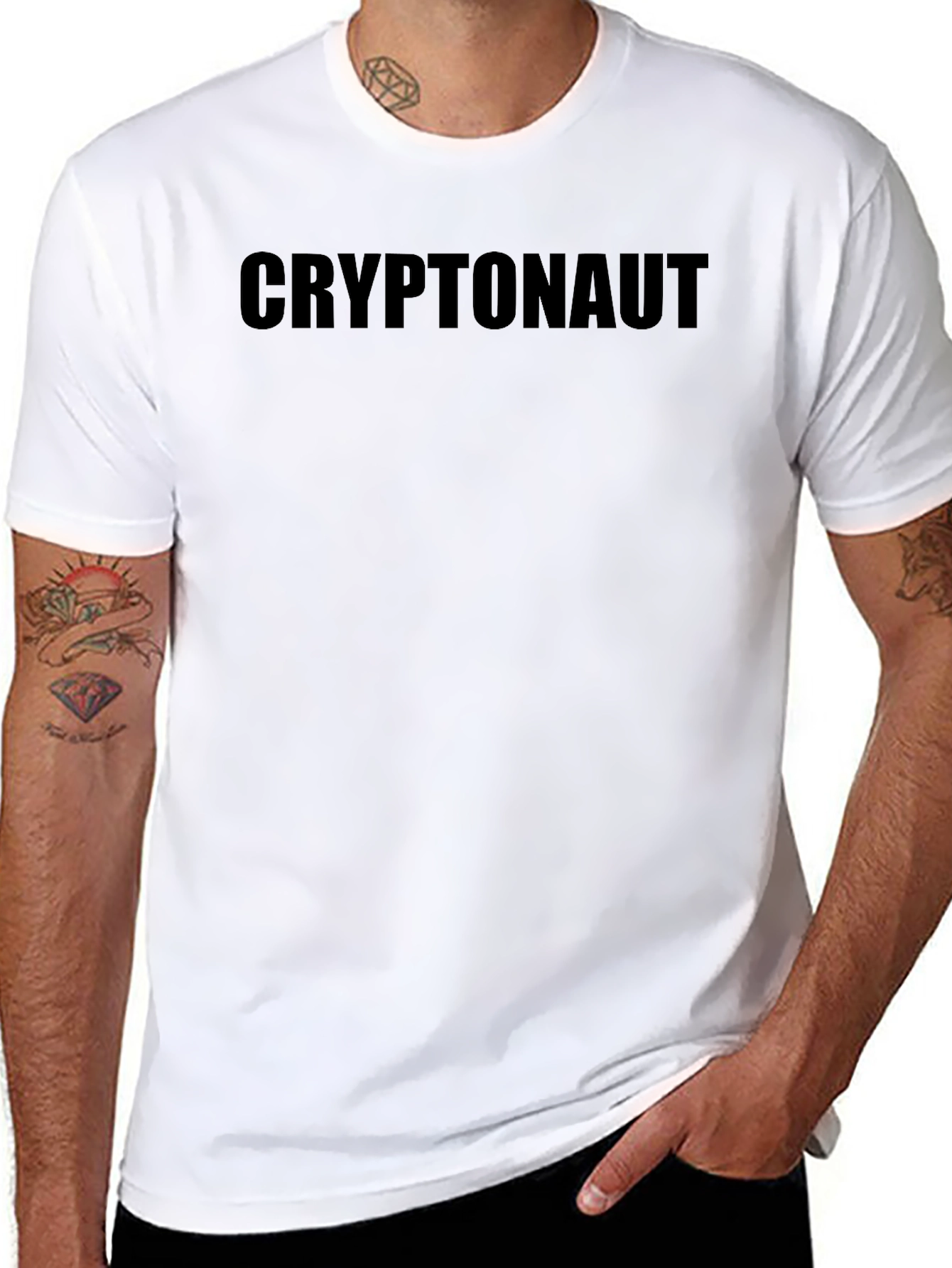 Cryptonaut Black T-Shirt | Cool Crypto Design