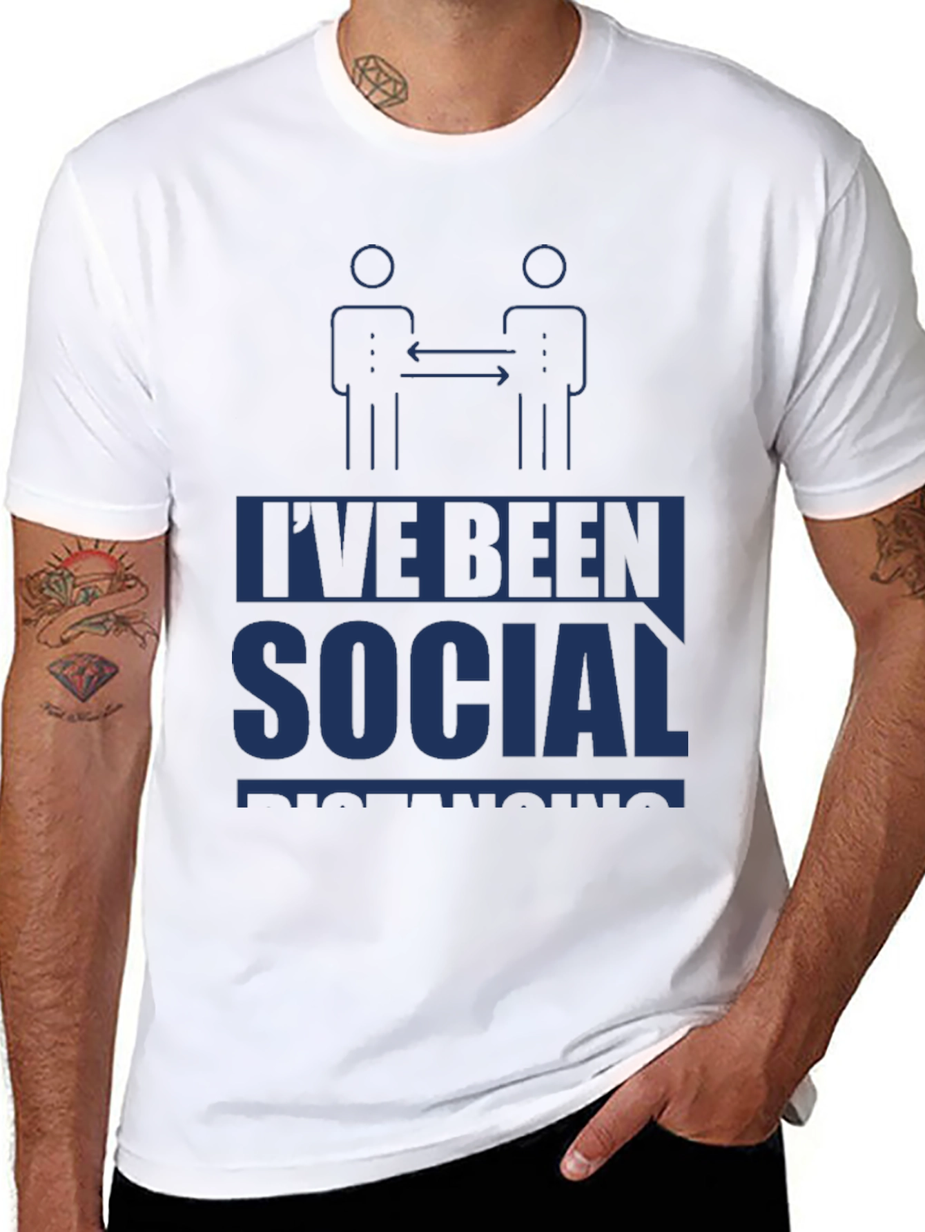 Social Distancing T-Shirt - Funny Quarantine Tee