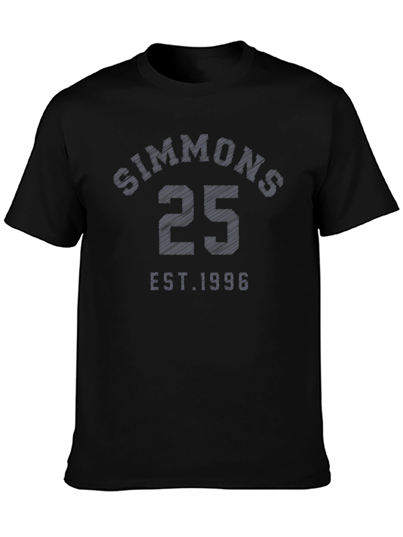 Simmons 25 Est. 1996 Black T-Shirt