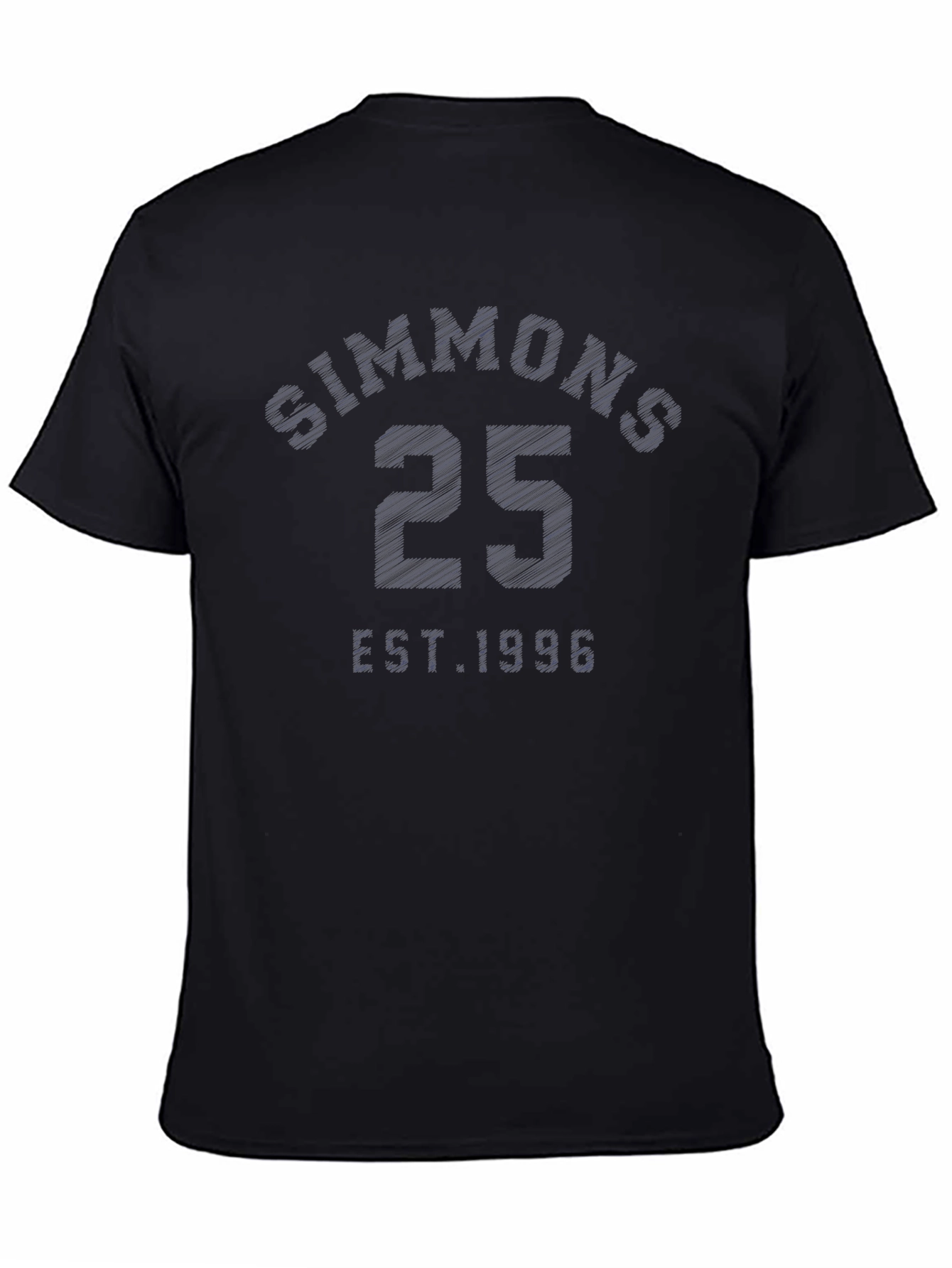 Simmons 25 Est. 1996 Black T-Shirt