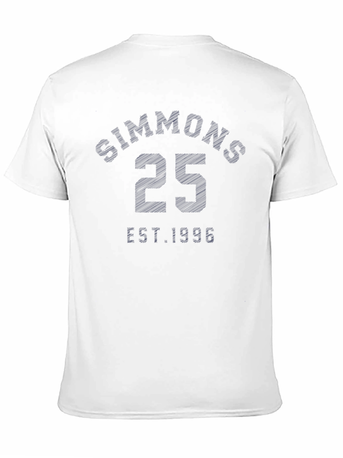 Simmons 25 Est. 1996 Black T-Shirt