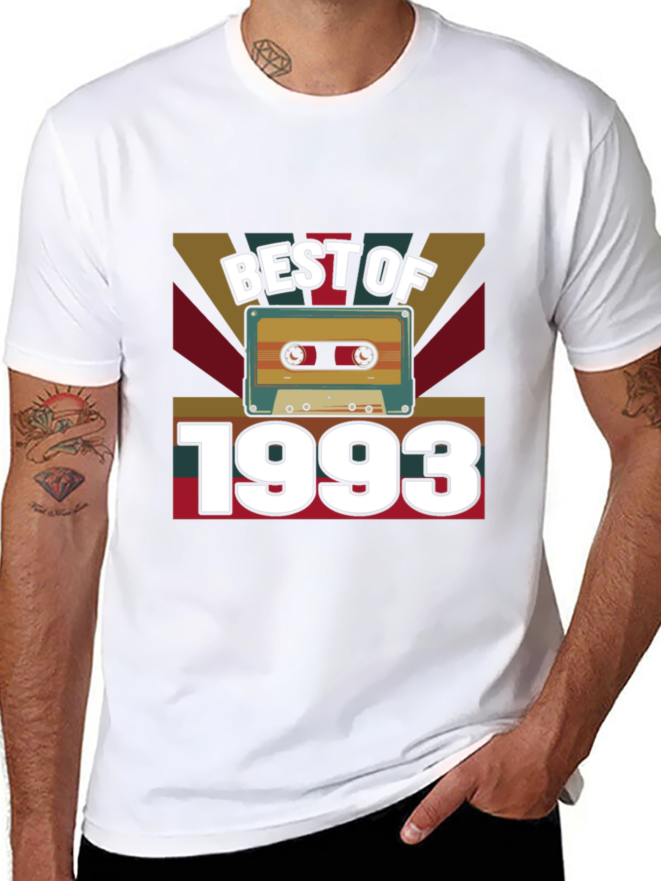 Best of 1993 Cassette Tape Graphic T-Shirt