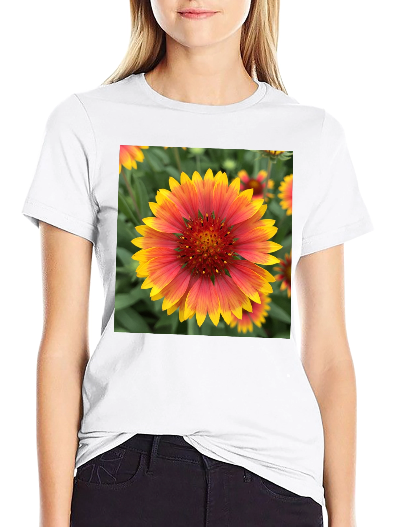 Floral Graphic Tee - Nature Inspired Design
