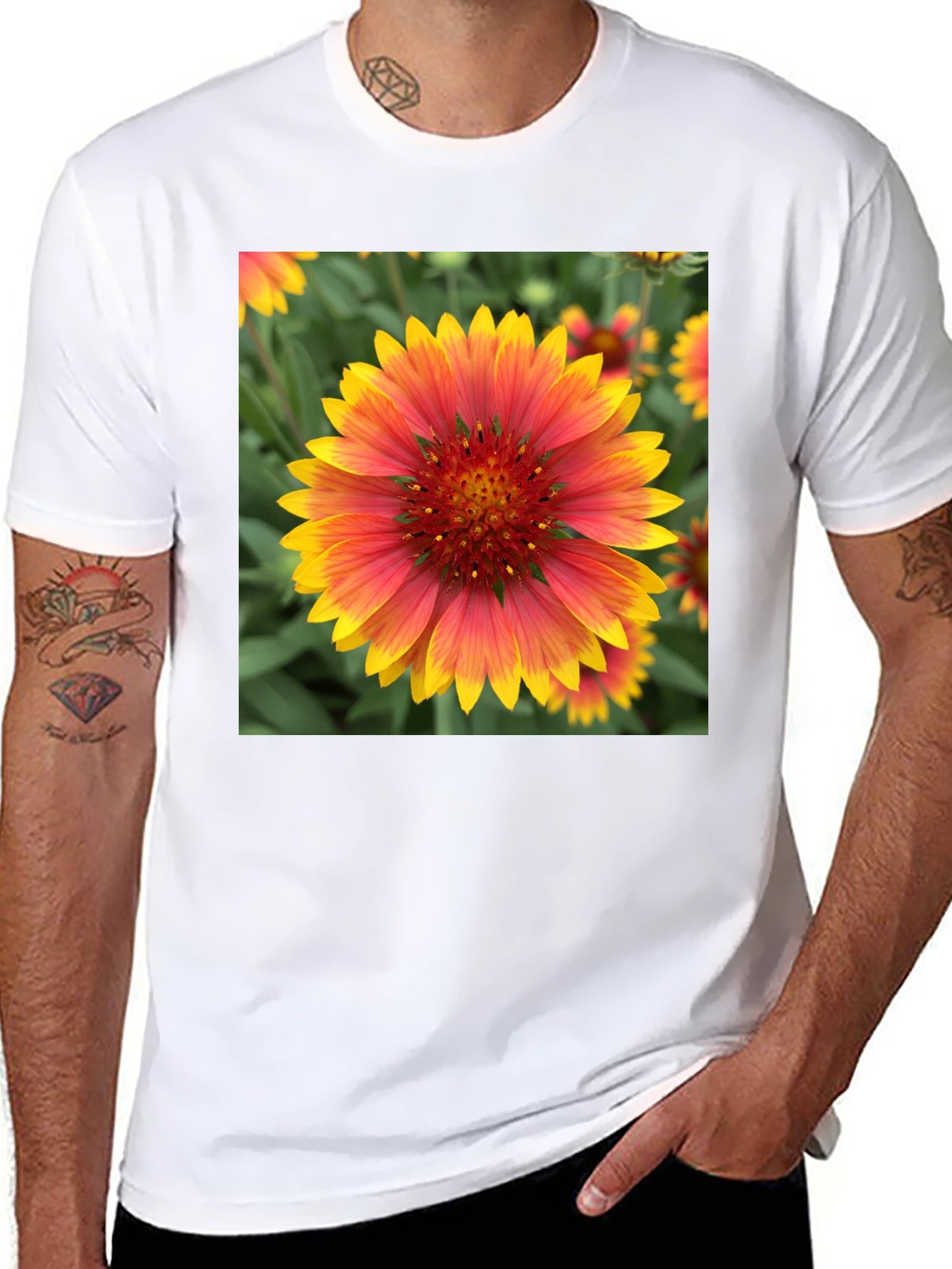 Floral Graphic Tee - Nature Inspired Design