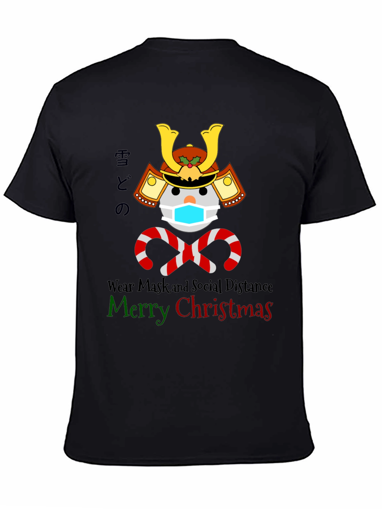 Festive Samurai Snowman T-Shirt