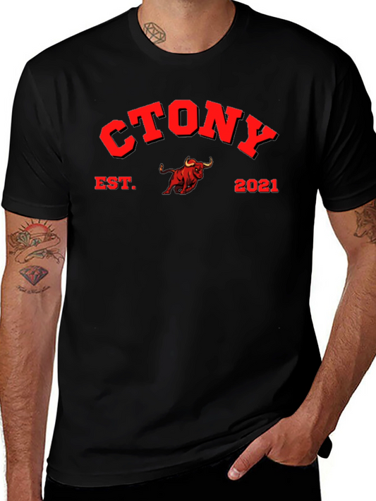 CTONY Est. 2021 Graphic Tee - Bull Design