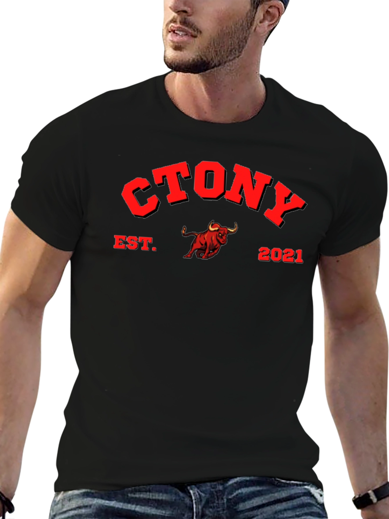 CTONY Est. 2021 Graphic Tee - Bull Design