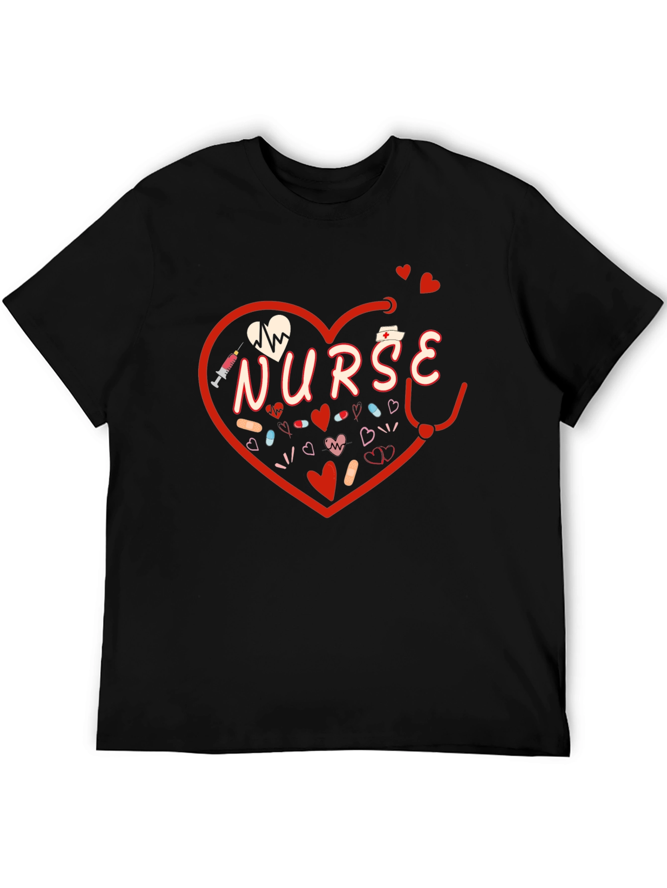 Nurse Heart Graphic Tee