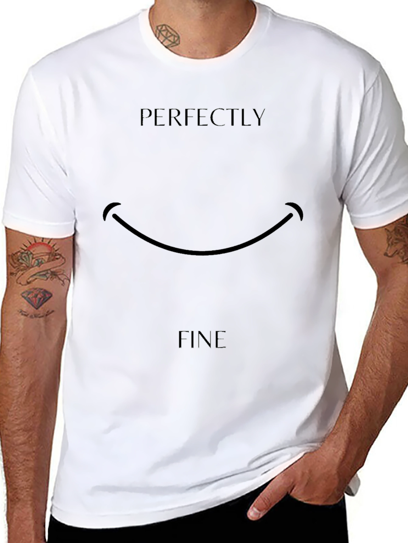 Perfectly Fine Graphic T-Shirt - Unisex Classic Fit