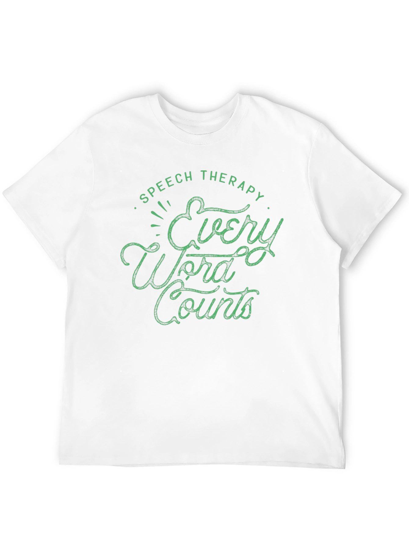 Speech Therapy Every Word Counts Graphic T-Shirt