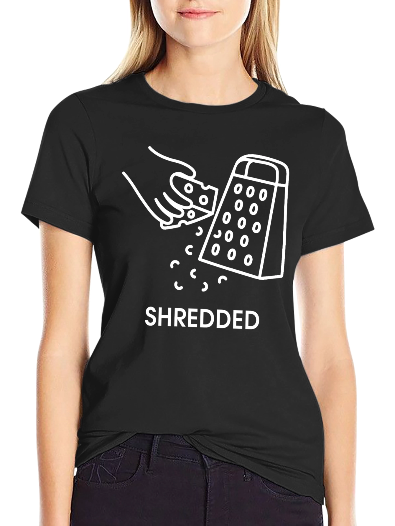 Shredded T-Shirt - Funny Cheese Grater Tee