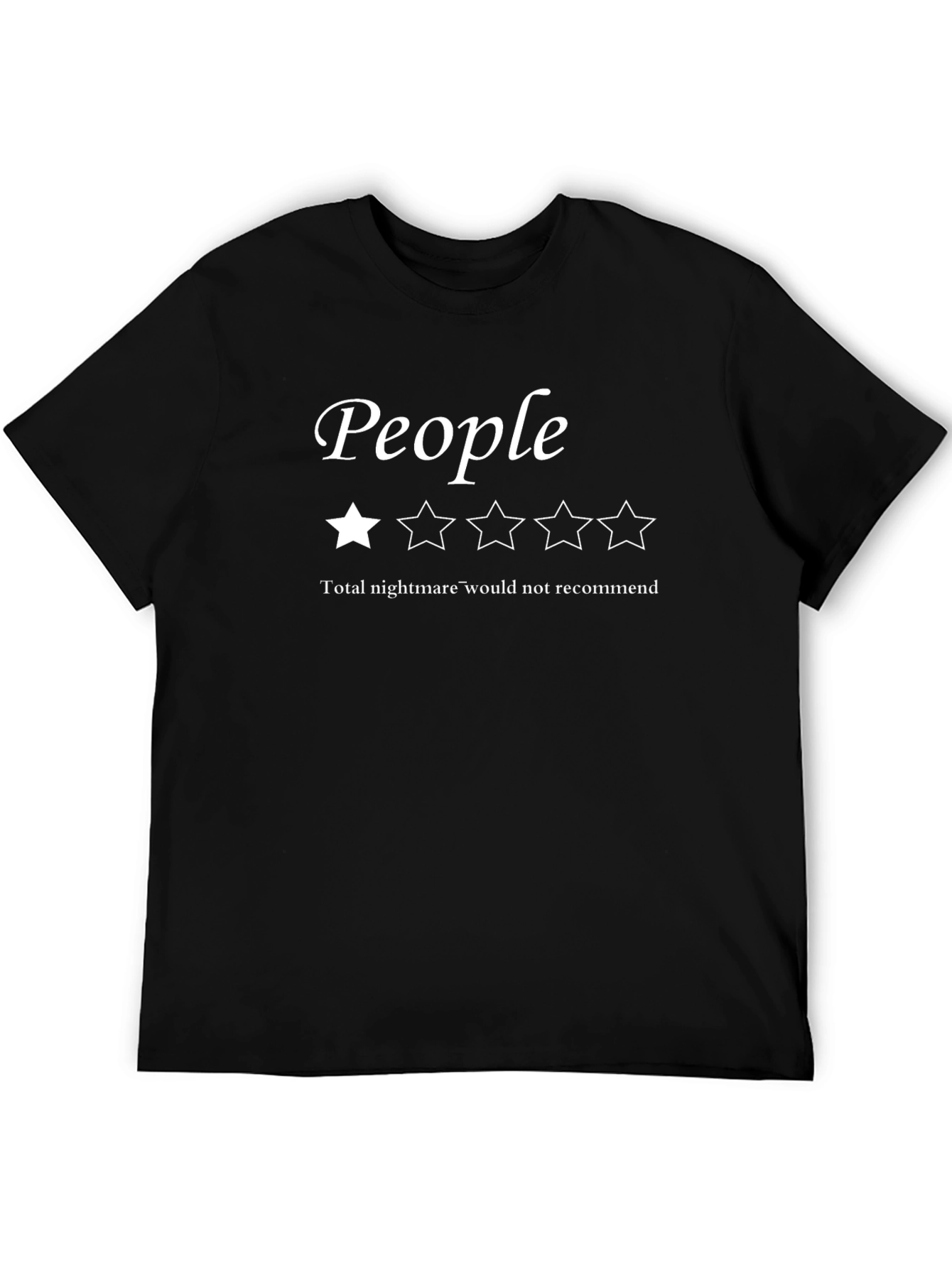 People 1-Star Review Graphic Tee