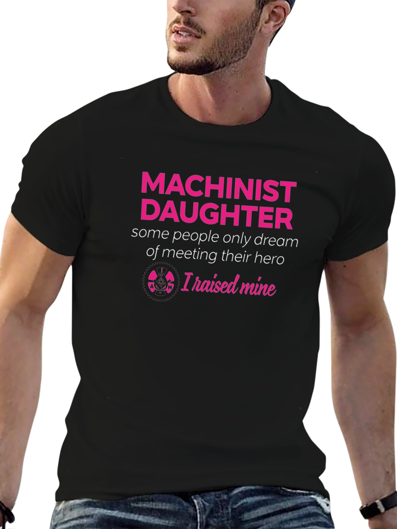 Machinist Daughter T-Shirt - Hero Design