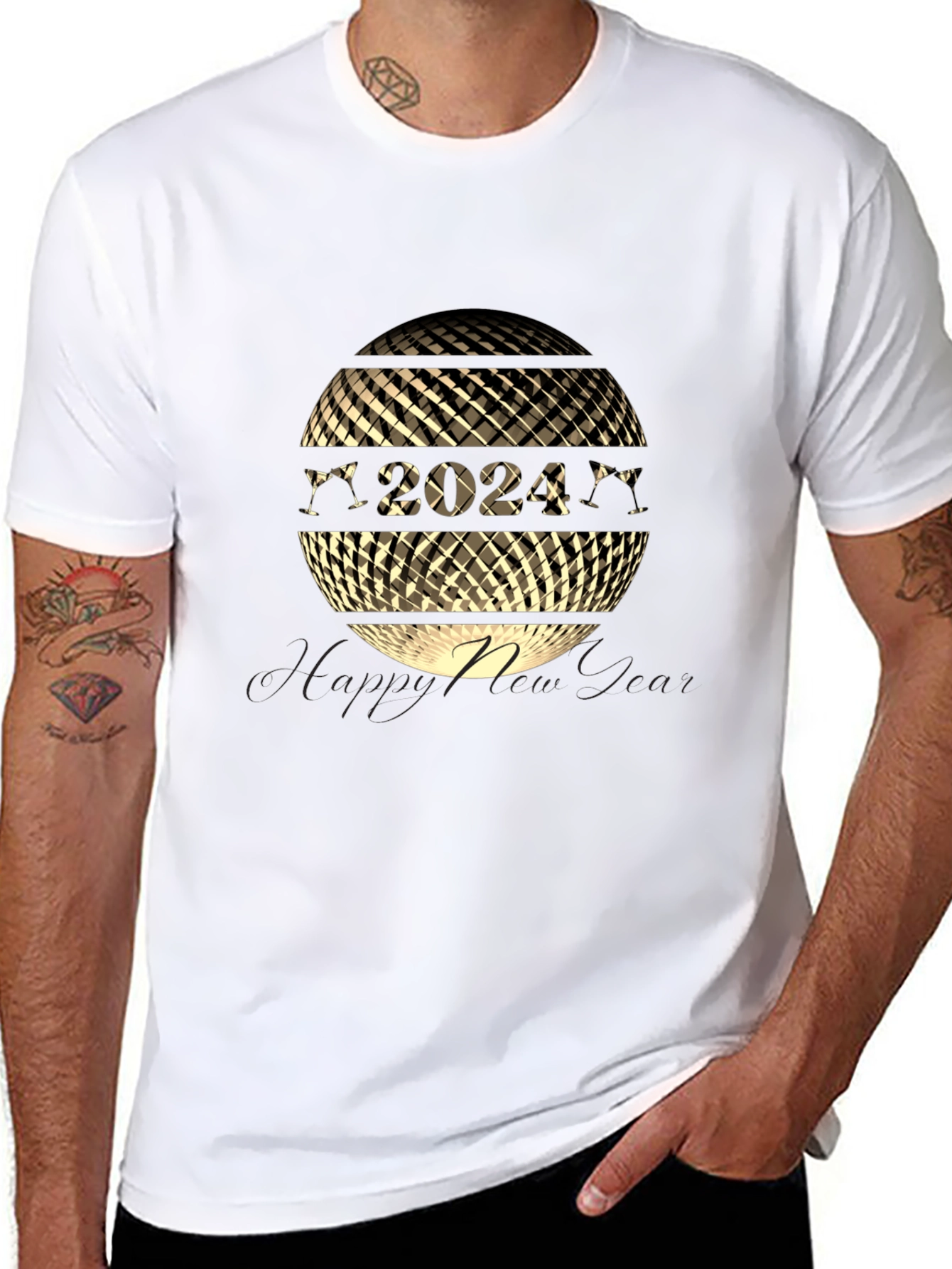 Festive 2024 New Year Sphere Tee