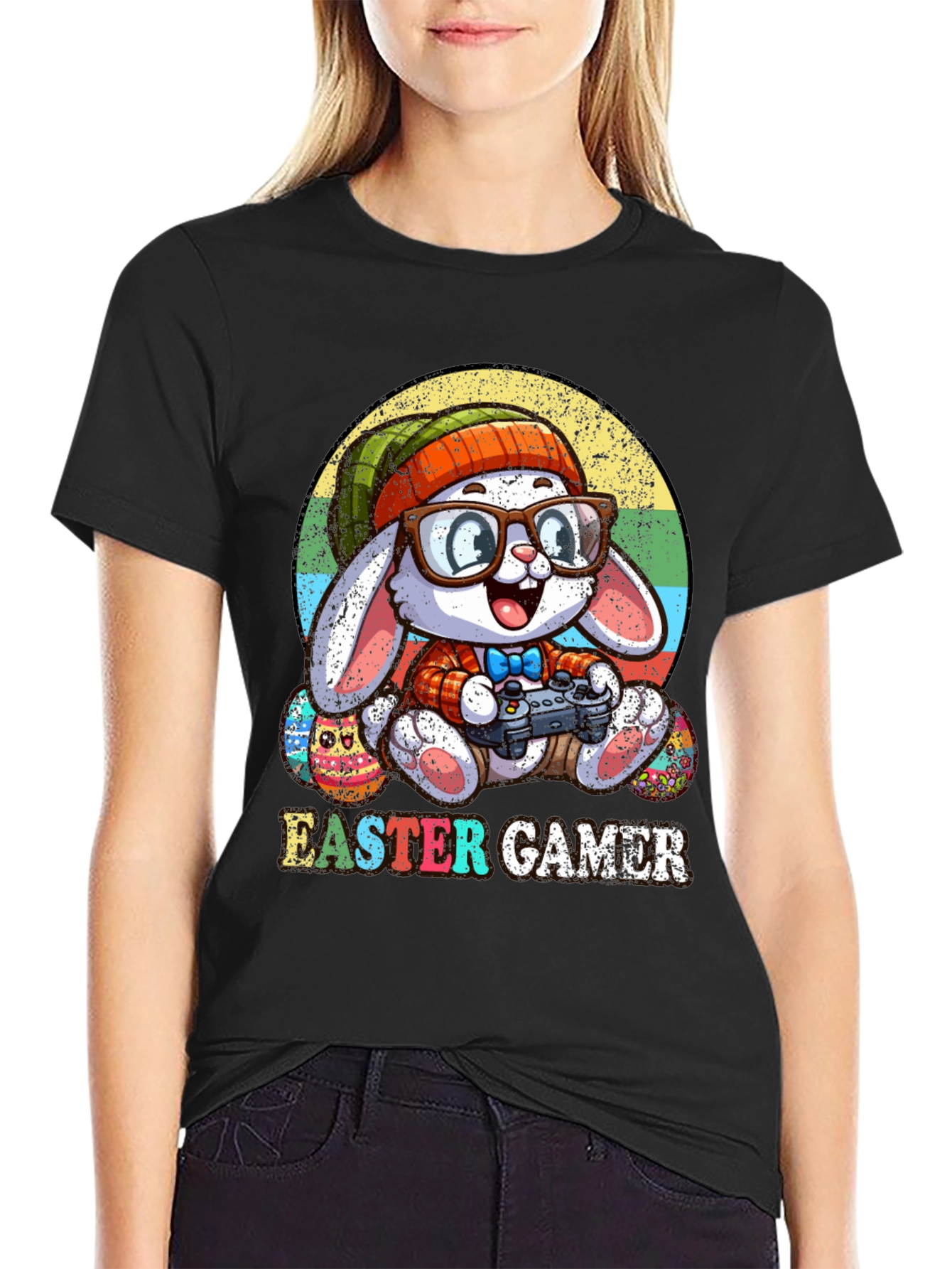 Easter Gamer Bunny T-Shirt