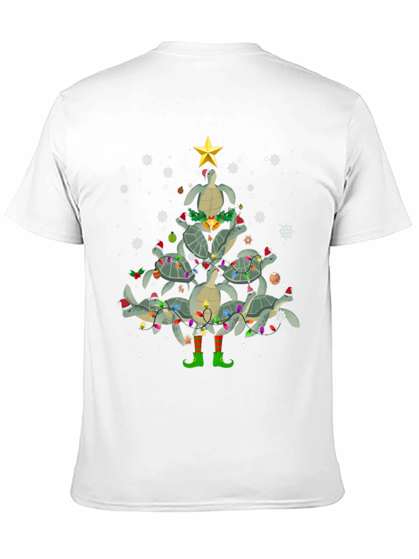 Turtle Christmas Tree T-Shirt