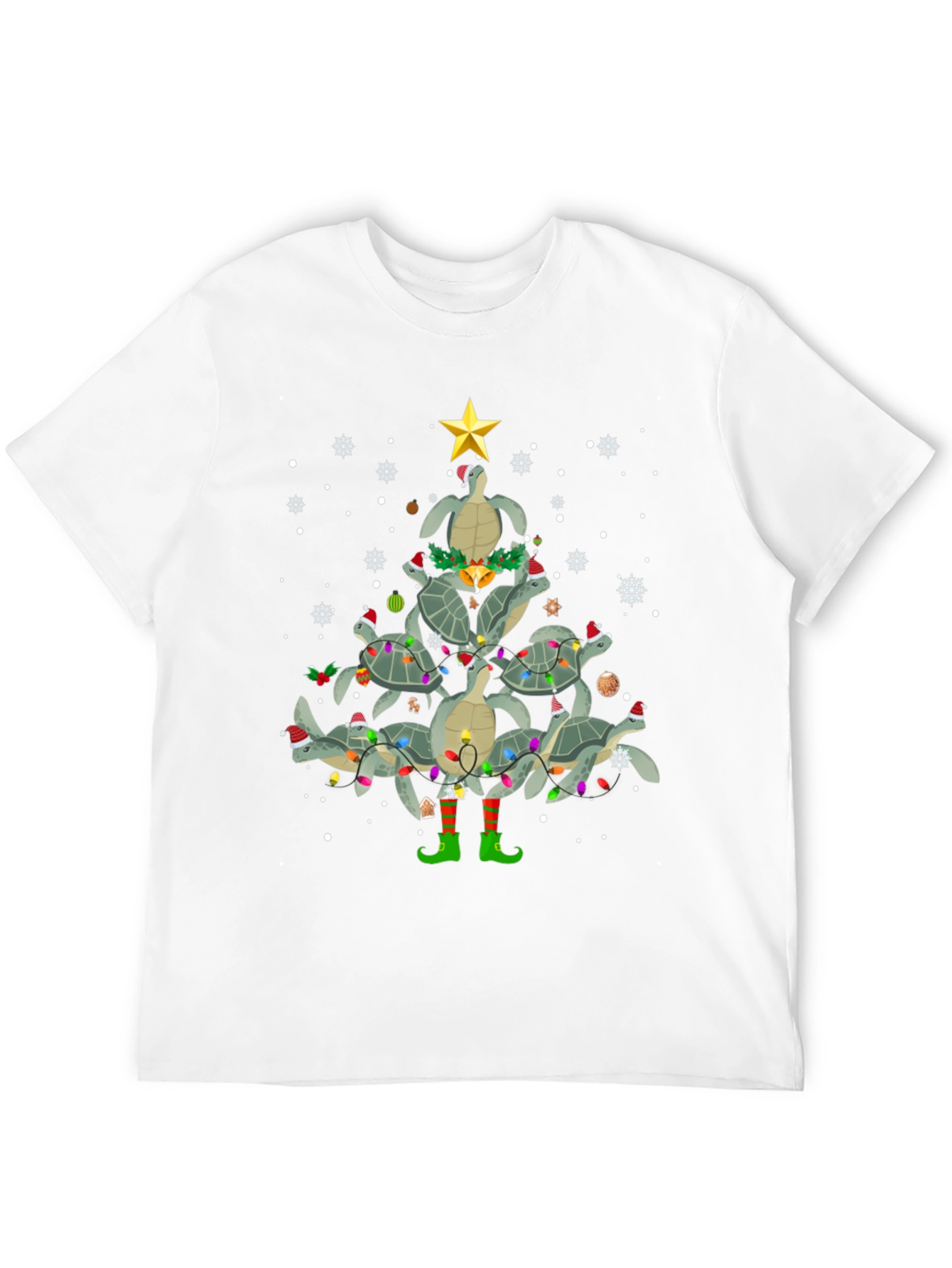 Turtle Christmas Tree T-Shirt