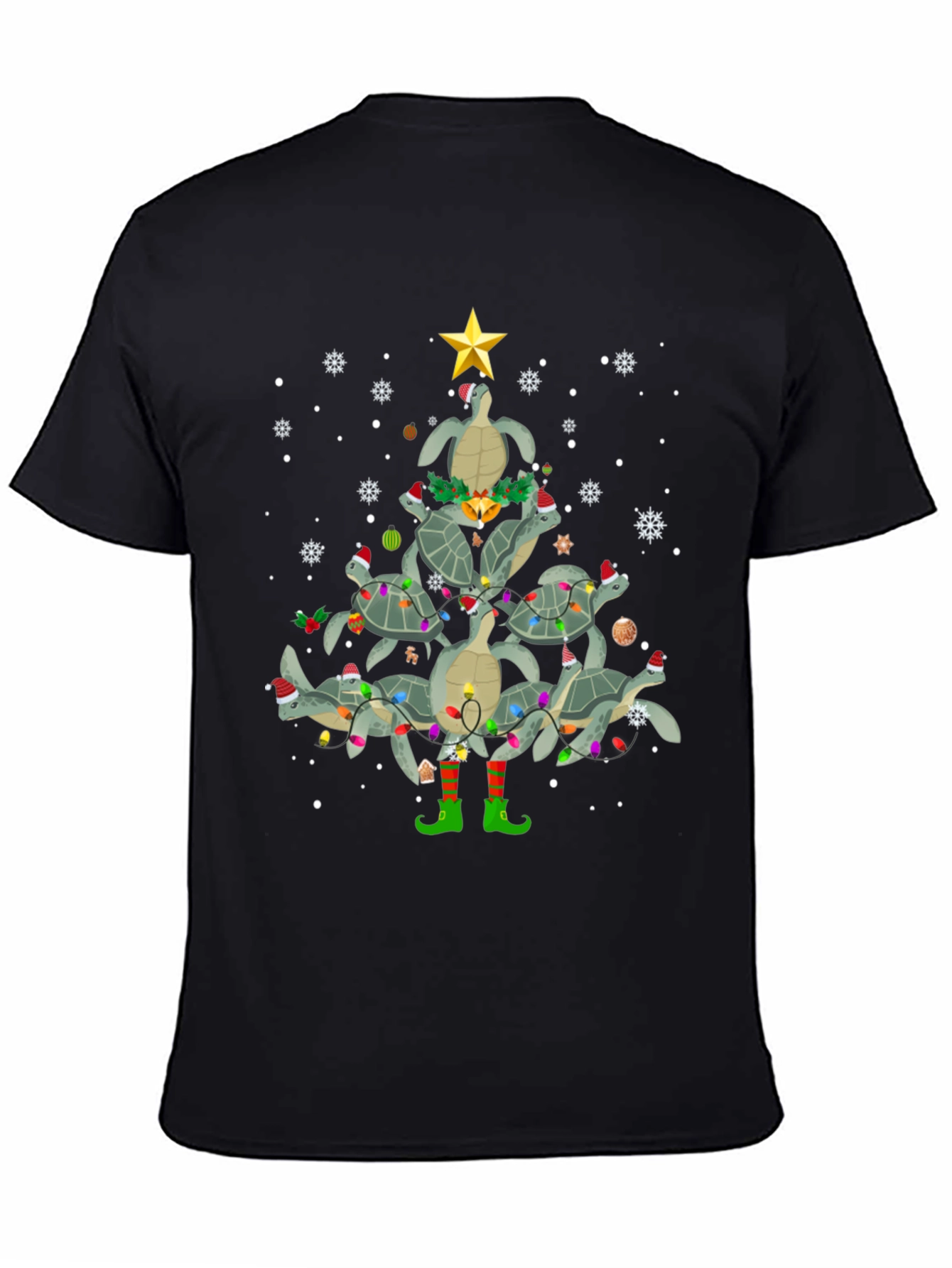 Turtle Christmas Tree T-Shirt