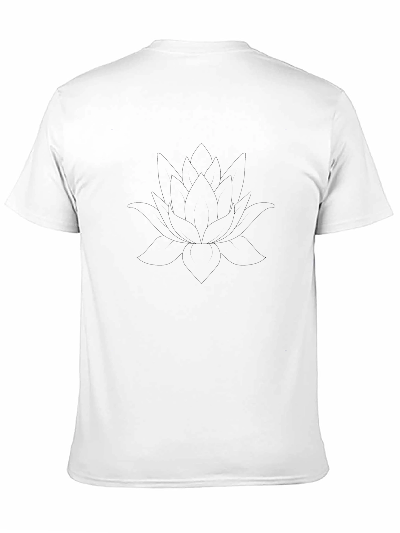 Mens Classic Black Crew Neck T-Shirt