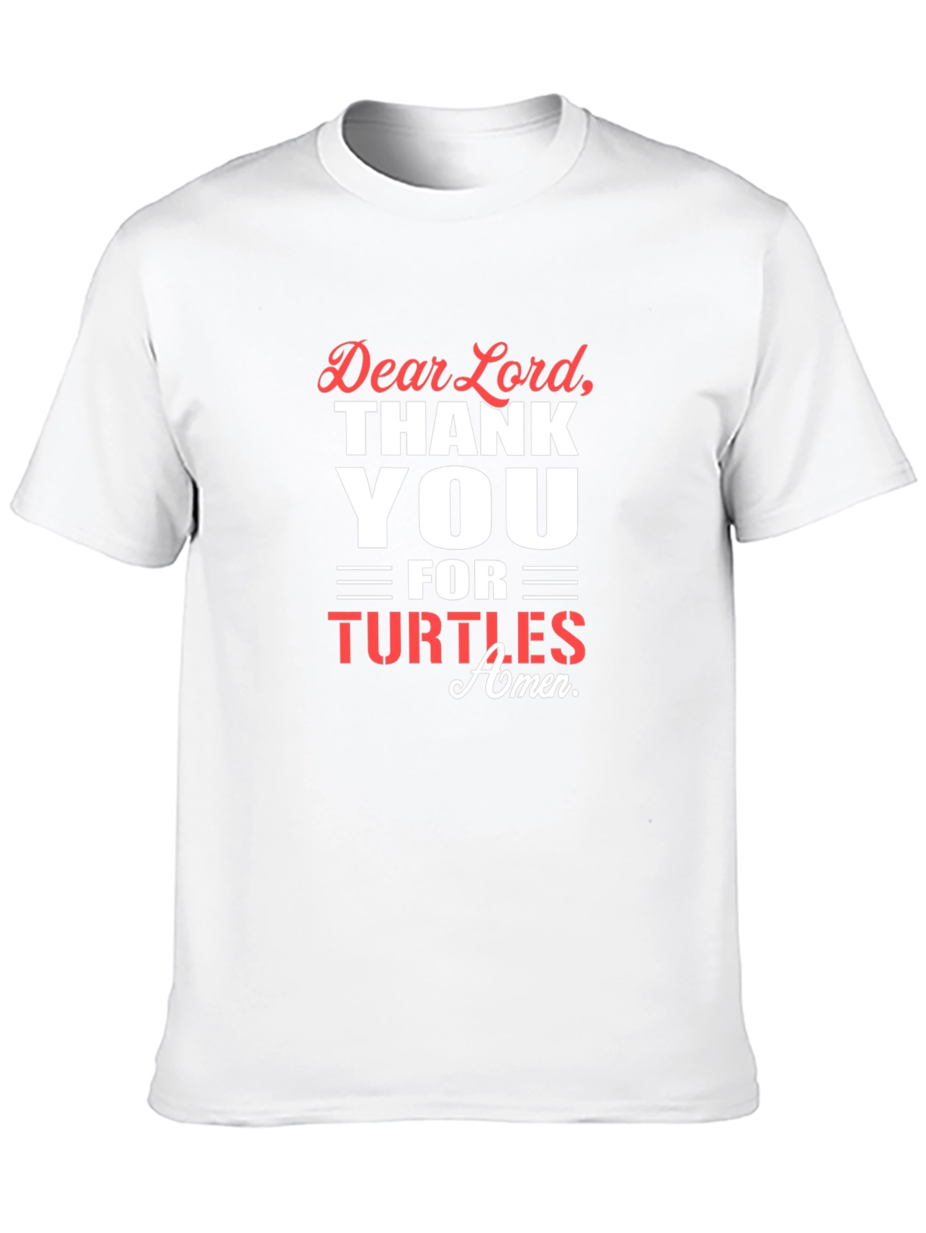 Dear Lord Thank You Turtles Graphic T-Shirt