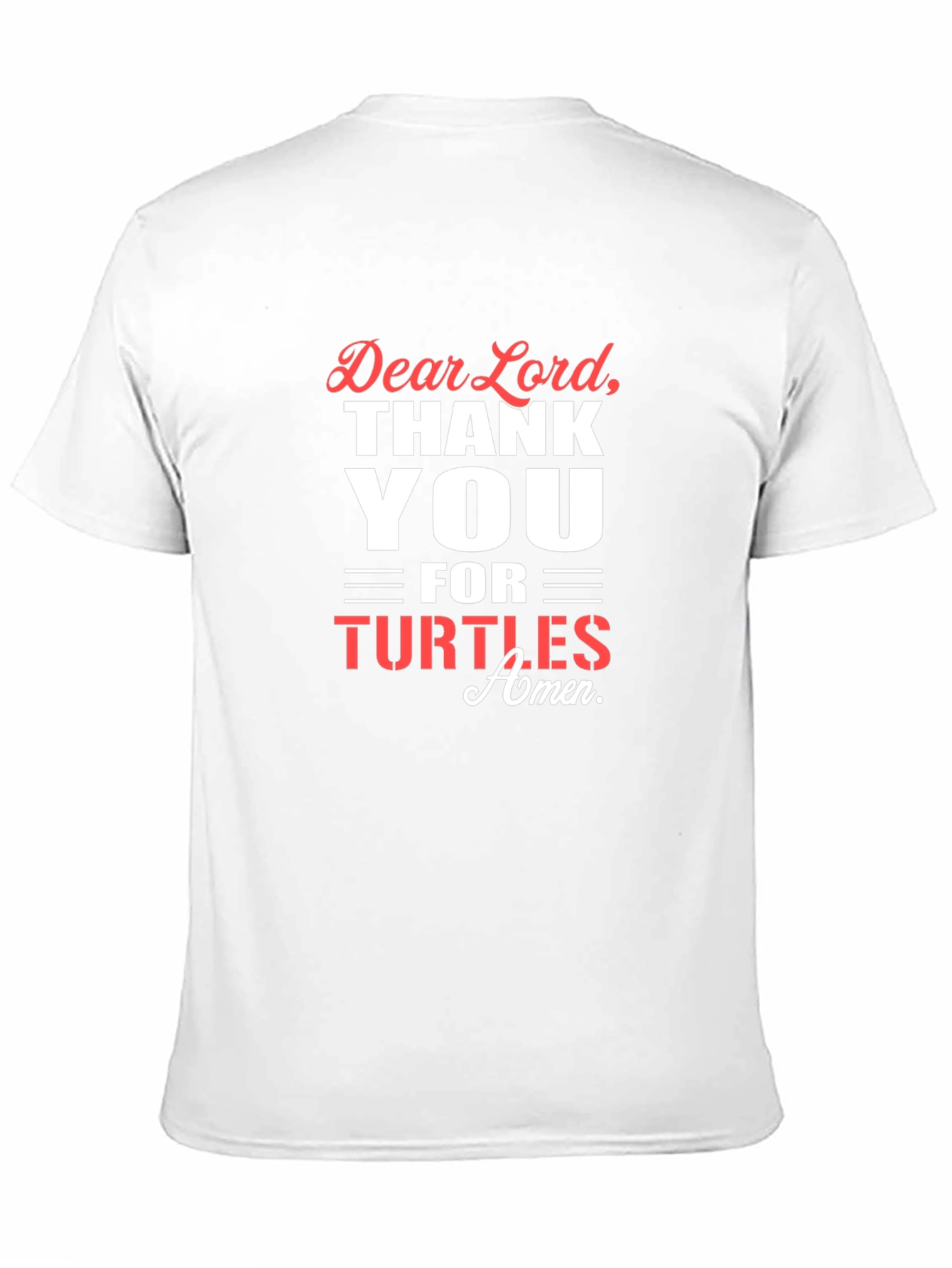 Dear Lord Thank You Turtles Graphic T-Shirt
