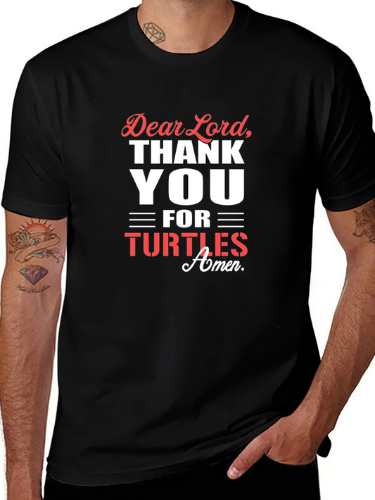 Dear Lord Thank You Turtles Graphic T-Shirt